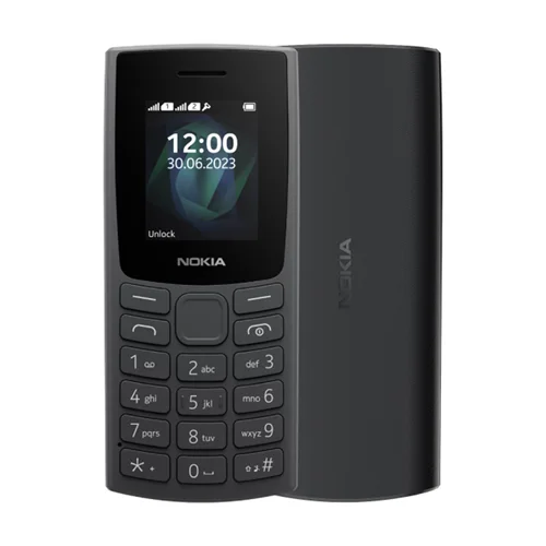 گوشی موبایل Nokia مدل 2023- 106 دو سیم کارت - ذغالی - اصلی (گارانتی سامتل-FA)